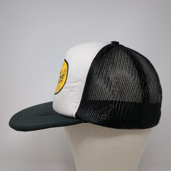 FM 105 Snapback Trucker Hat Black L Adjustable Lightweight Mesh Back Texas Tops - Picture 3 of 10